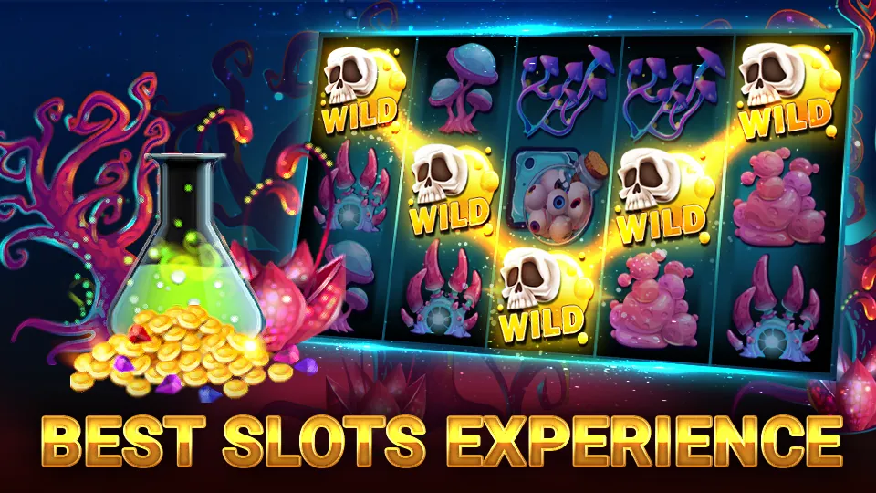 Giao diện trò chơi Slots Nổ Hũ đầy màu sắc trên vf555