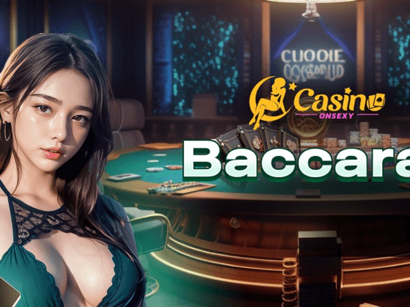 Bàn Baccarat trực tiếp với chip và bài