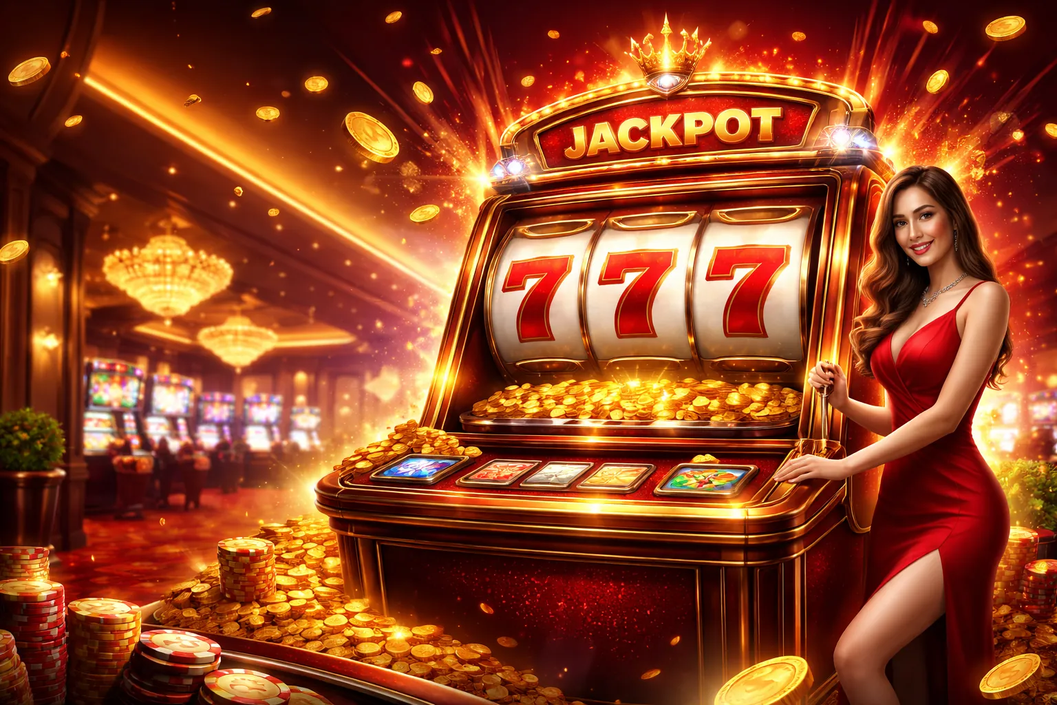 Hình ảnh chính về game Slot vf555 và hướng dẫn chơi cho người mới